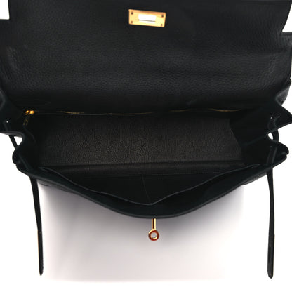 Hermes Togo Kelly Retourne 35 Black 5 of 9
