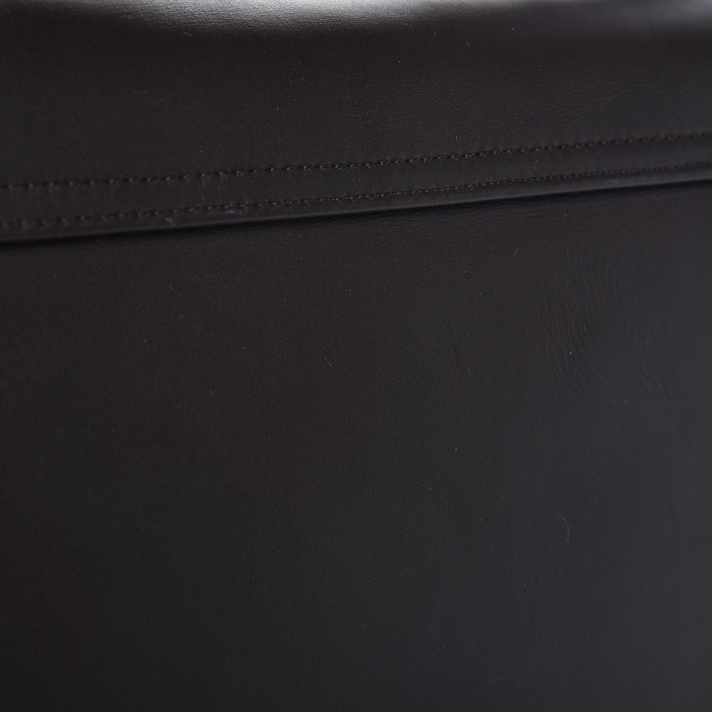 Calfskin Intrecciato Briefcase Ebano