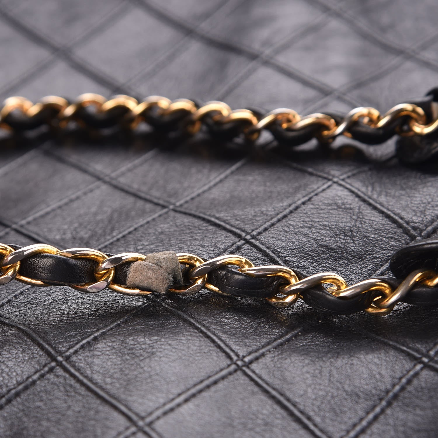 Chanel Lambskin Double Stitched Tote Black 8 of 15