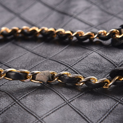 Chanel Lambskin Double Stitched Tote Black 8 of 15