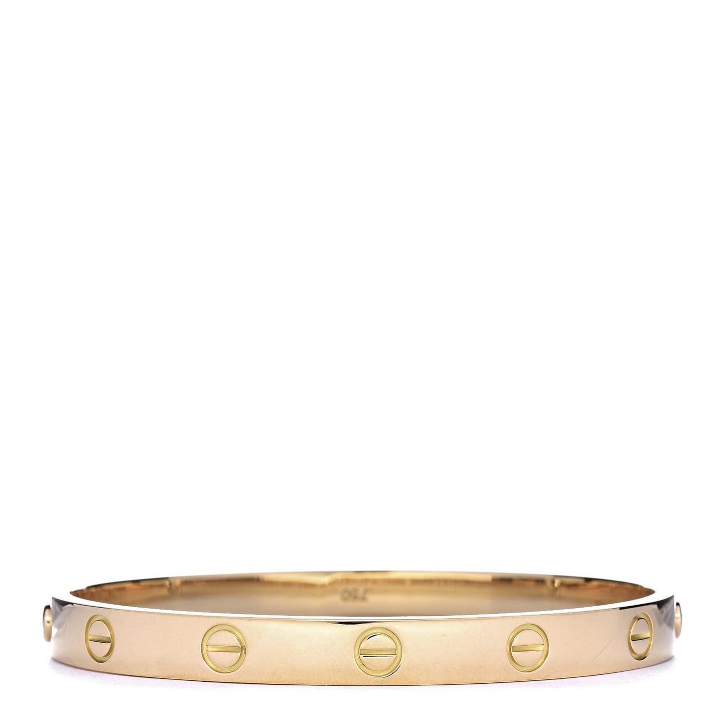18K Yellow Gold LOVE Bracelet 17