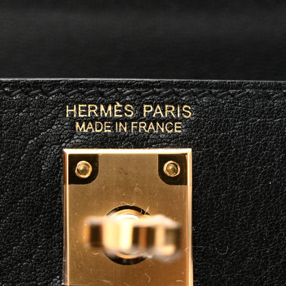 Hermes Chevre Mysore Mini Kelly Sellier 20 Black 6 of 11