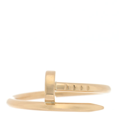 Cartier 18K Yellow Gold Small Juste Un Clou Ring 55 7.25 1 of 5