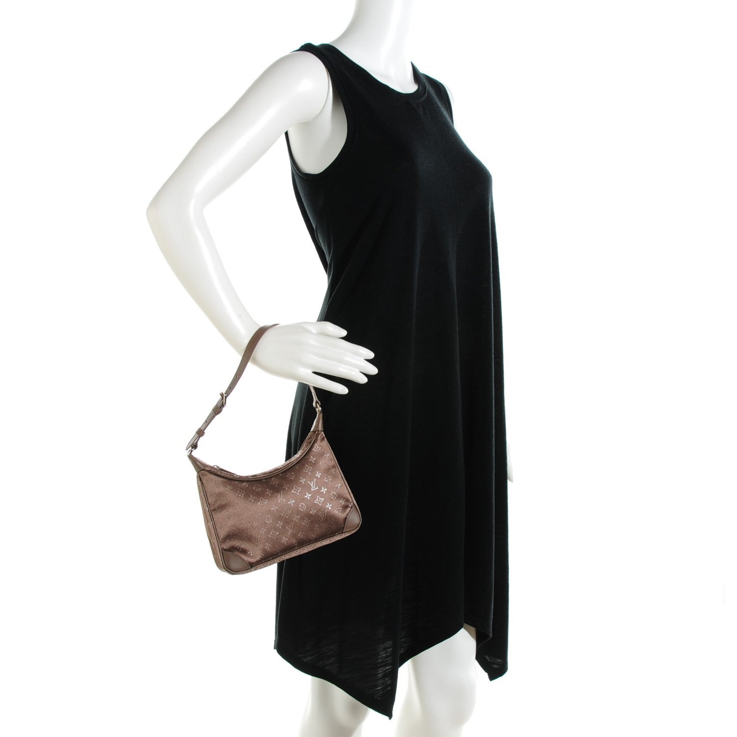 Satin Monogram Little Boulogne Taupe