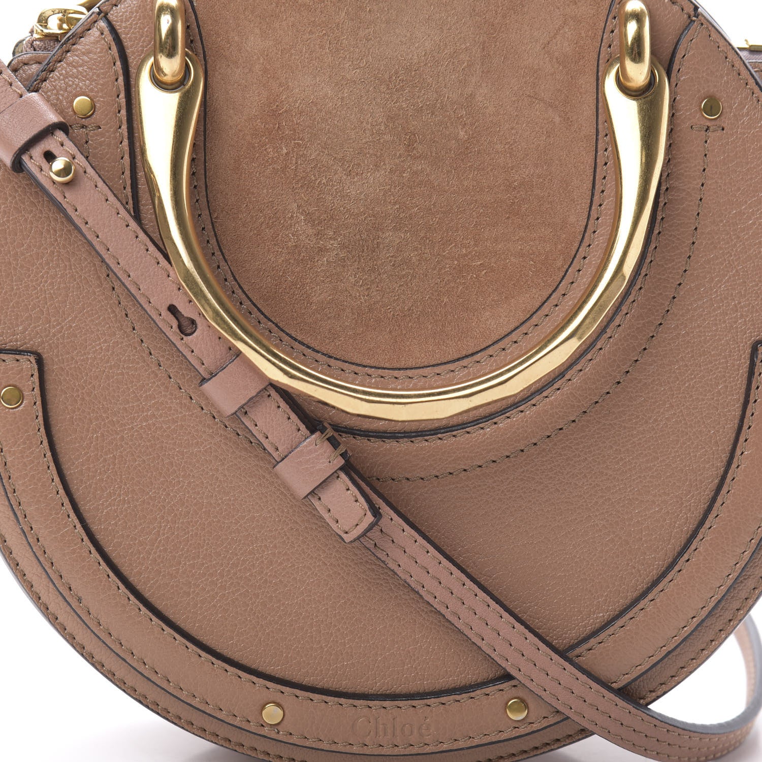 Chloe Goatskin Suede Mini Pixie Bag Nougat 8 of 15