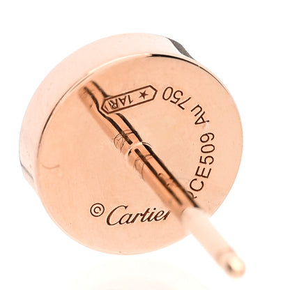 Cartier 18K Pink Gold LOVE Earrings 4 of 5