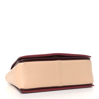 Celine Shiny Smooth Calfskin Medium Frame Shoulder Bag Ruby Nude 4 of 12