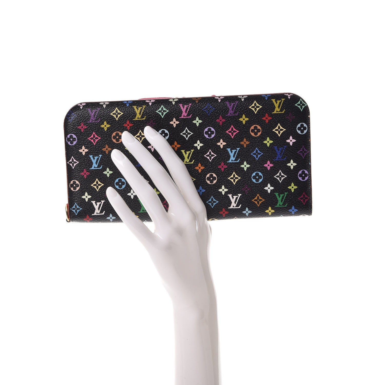 Louis Vuitton Monogram Multicolor Insolite Wallet Black Grenade 2 of 7