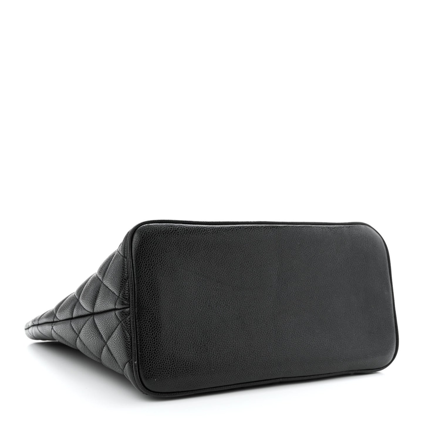 Caviar Quilted Medallion Tote Black