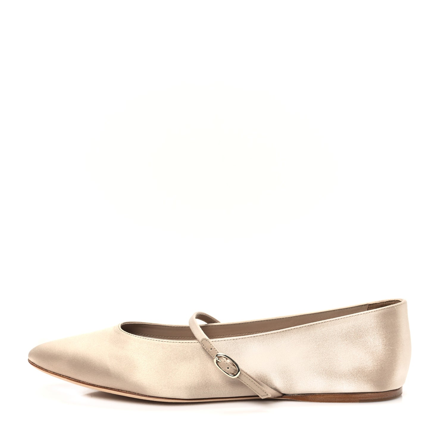 Satin Gio Ballet Flats 40 Partridge Pink