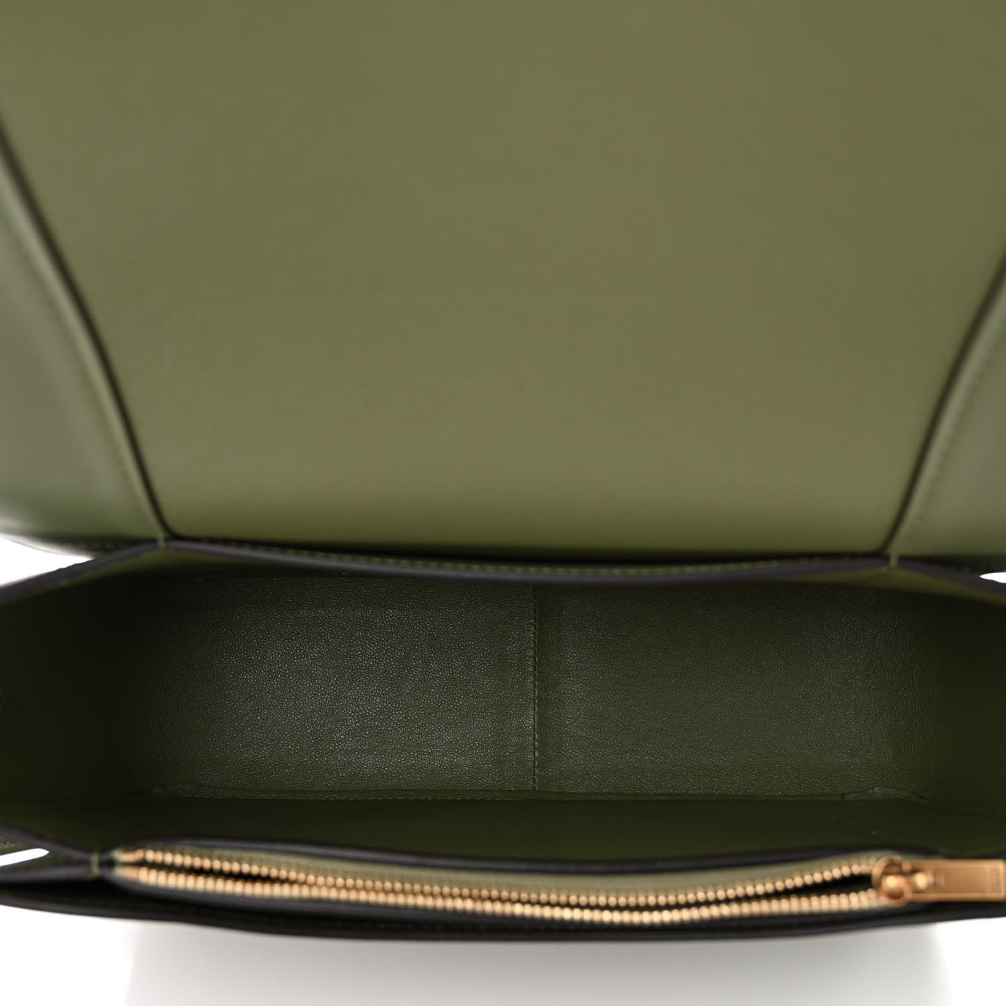 Shiny Smooth Calfskin Medium Frame Shoulder Bag Pastel Green