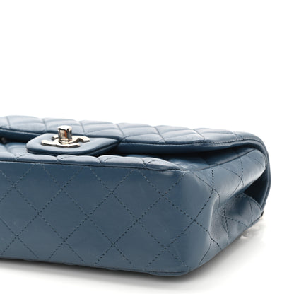 Chanel Lambskin Quilted Mini Rectangular Flap Blue 9 of 10