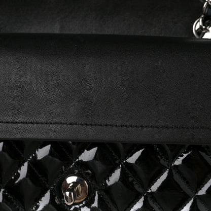 Chanel Patent Quilted Medium Double Flap Black 10 of 10