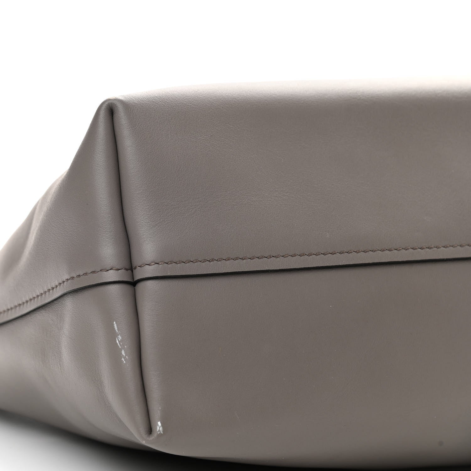 Miu Miu Nappa Scalloped Tote Argilla 10 of 13