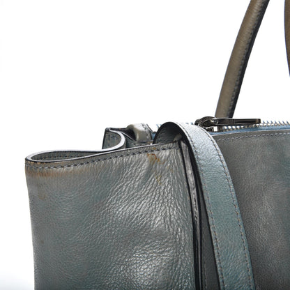 Prada Glace Calf Twin Pocket Tote Marine 11 of 15