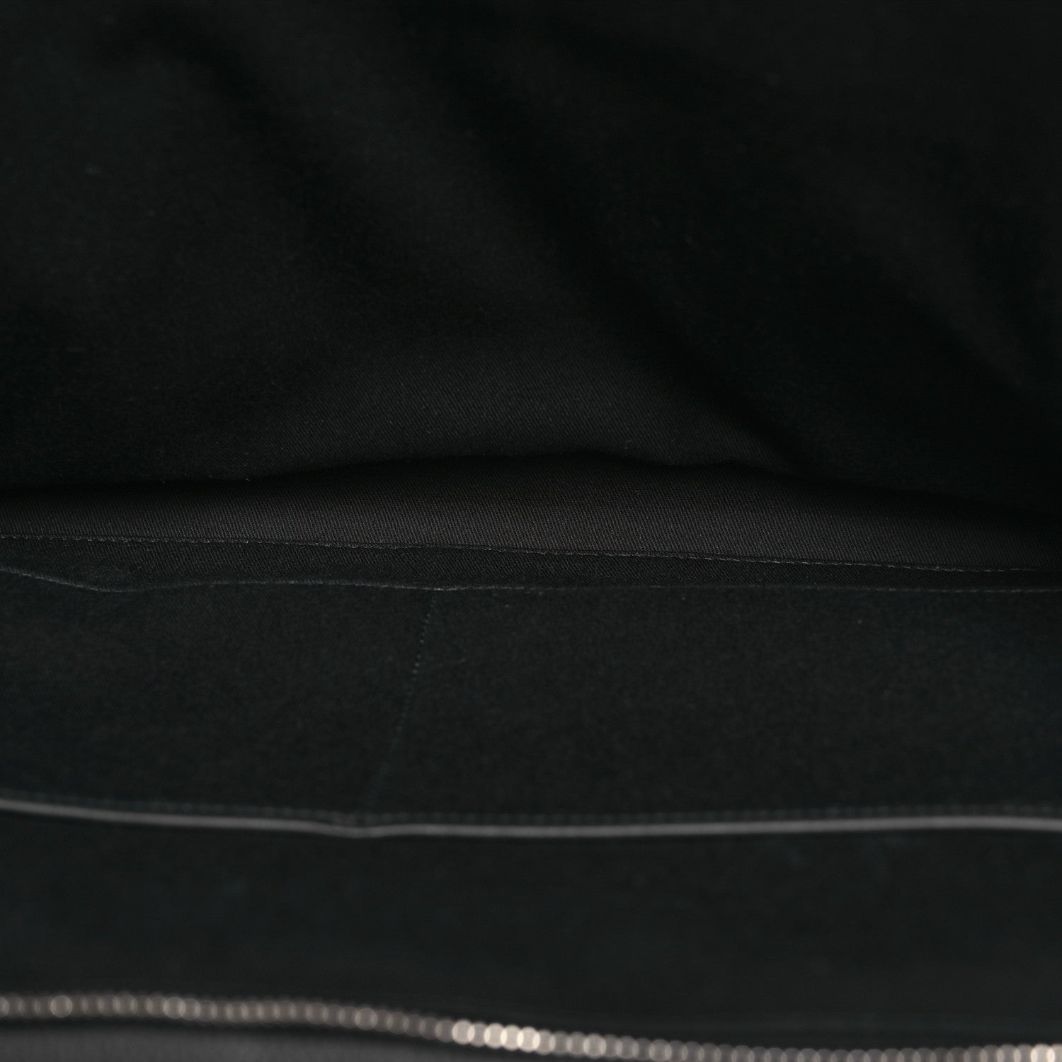 Salvatore Ferragamo Calfskin Gancini Embossed Briefcase Black 8 of 13