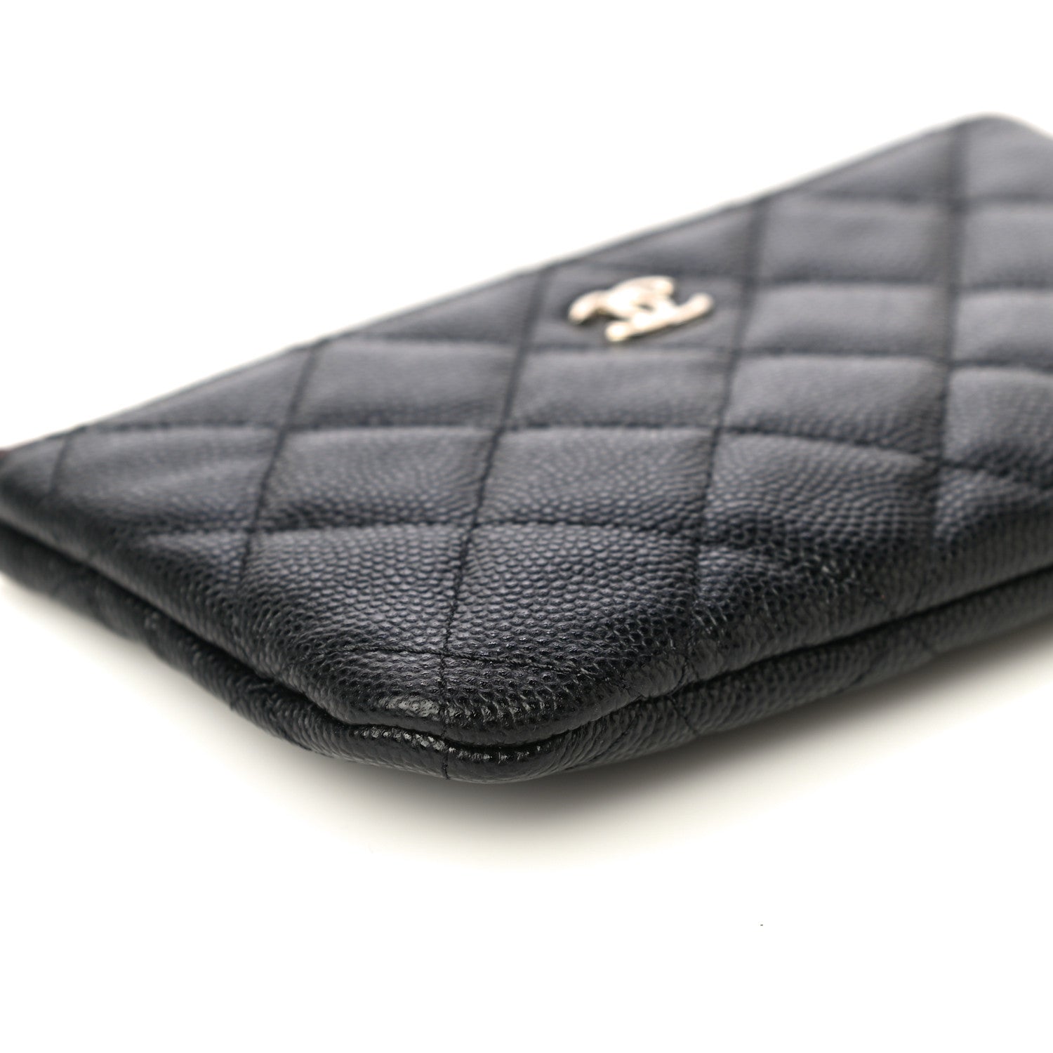 Chanel Caviar Quilted Small Cosmetic Case Black 8 of 10