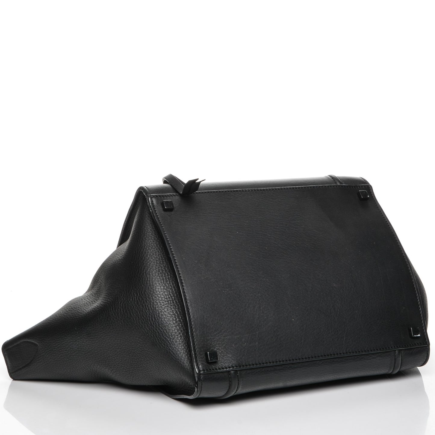 Supple Calfskin Medium Phantom Luggage Black