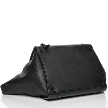 Celine Supple Calfskin Medium Phantom Luggage Black 4 of 10