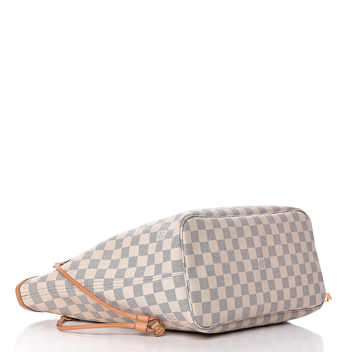 Damier Azur Neo Neverfull MM Rose Ballerine