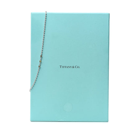 Tiffany Platinum Diamond Green Garnet Peridot Necklace 6 of 6