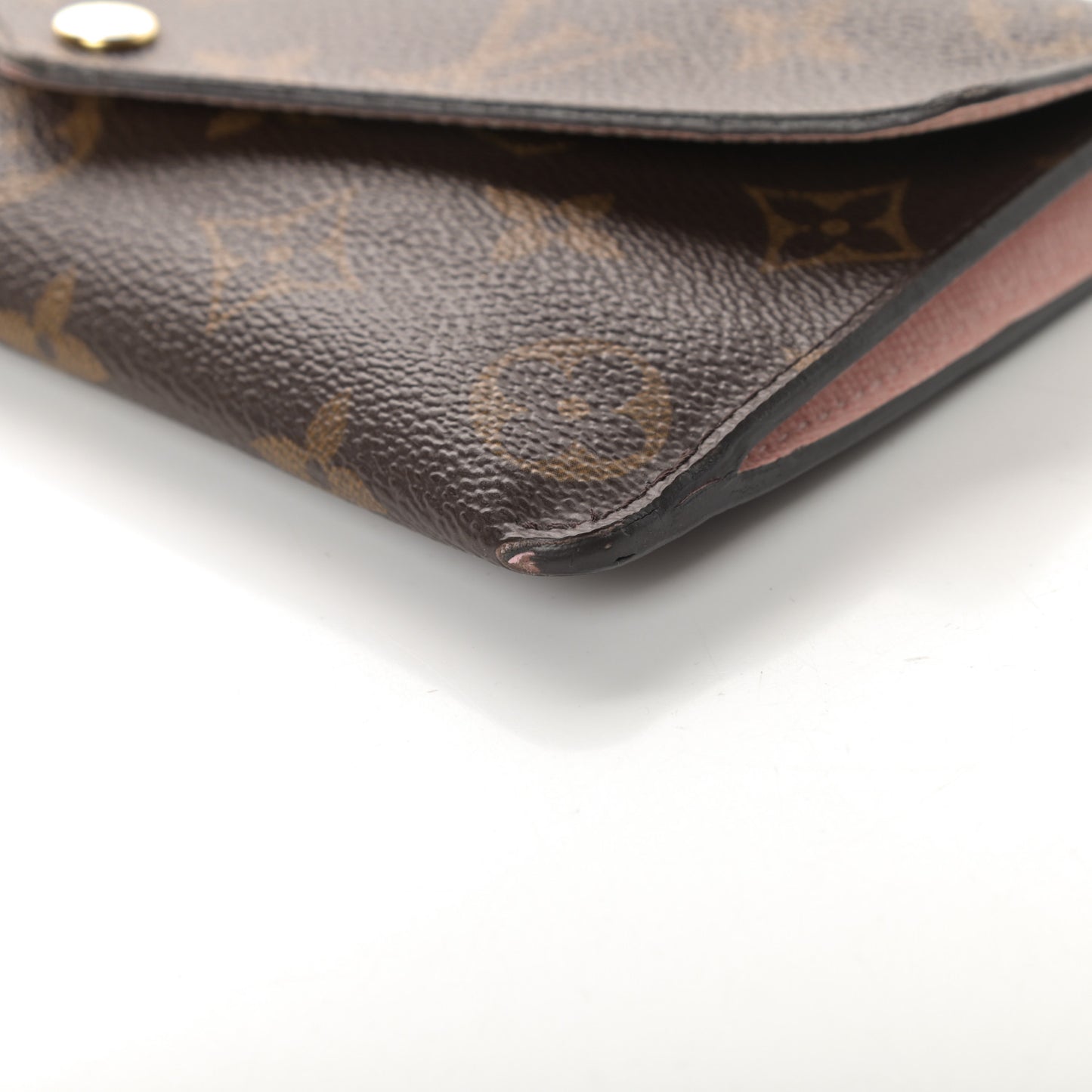 Monogram Jeanne Wallet Rose Ballerine