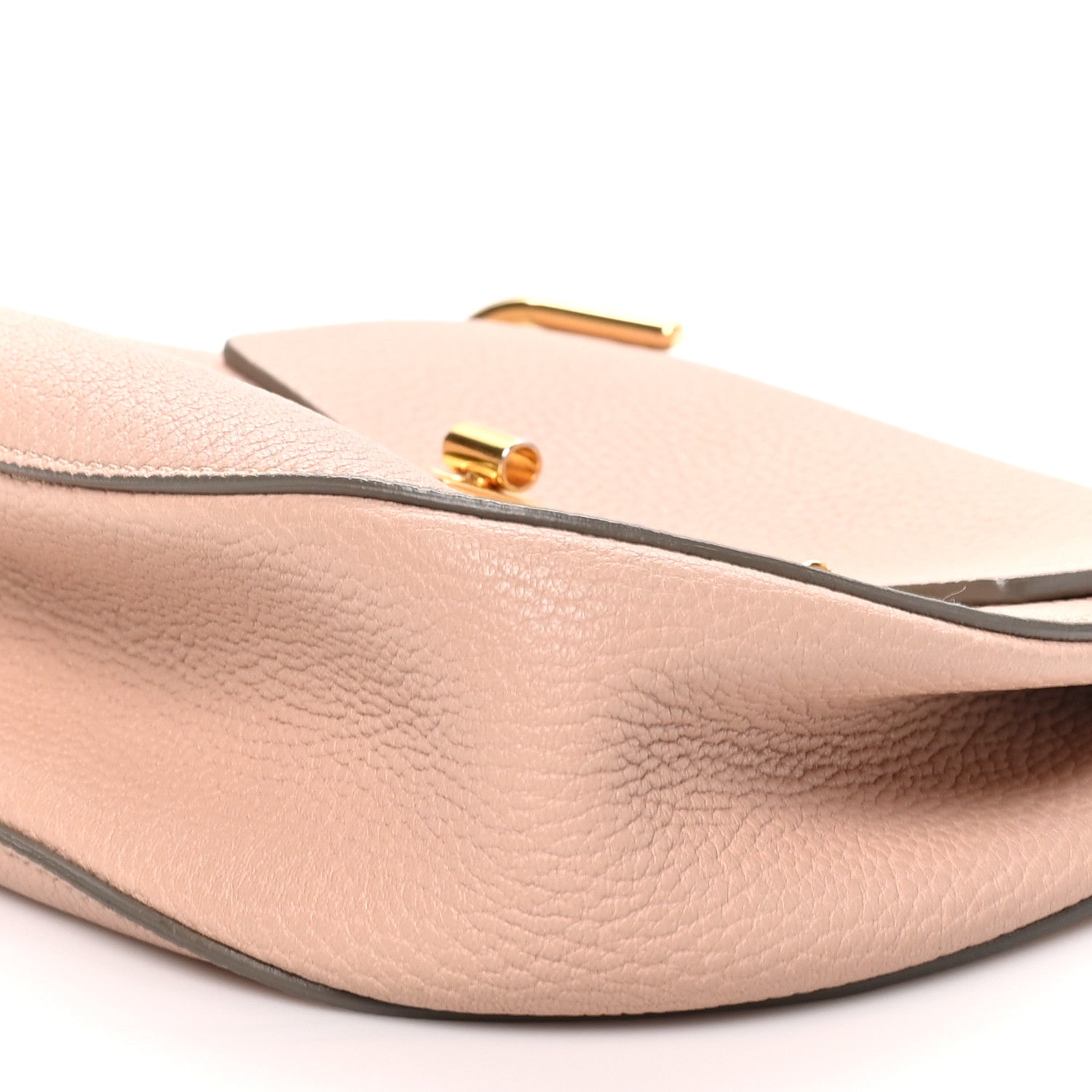 Chloe Grained Lambskin Drew Shoulder Bag Cement Pink 9 of 9