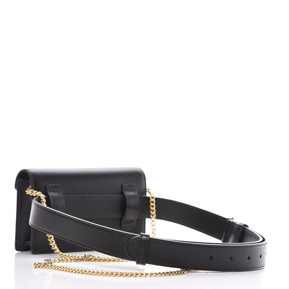 Fendi Vitello Liberty Lucido F is Fendi Envelope Belt Bag Black 4 of 11