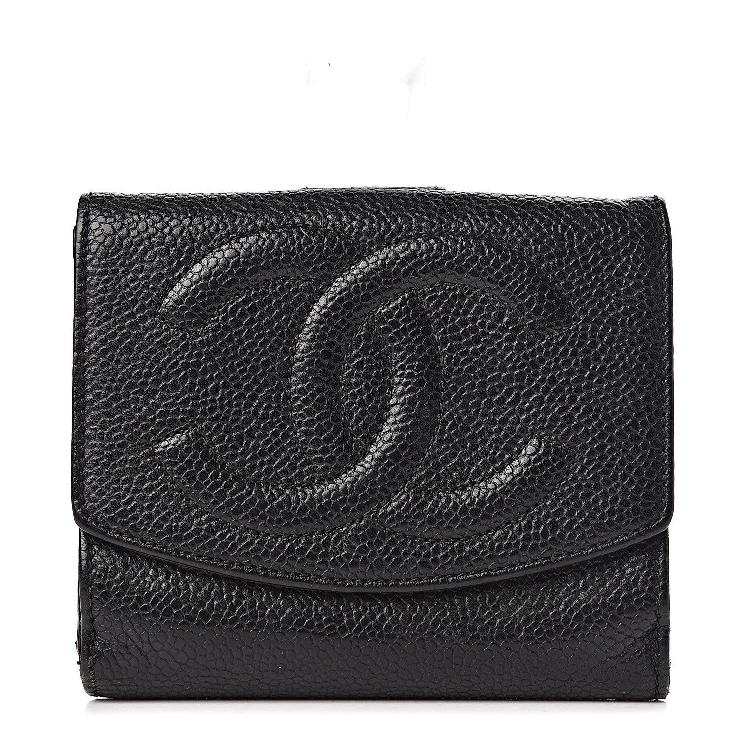 Chanel Caviar Timeless CC Compact Wallet Black 1 of 14