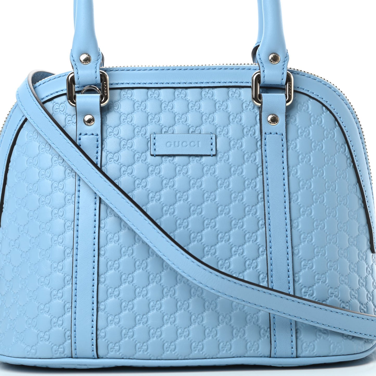 Microguccissima Mini Dome Bag Mineral Blue