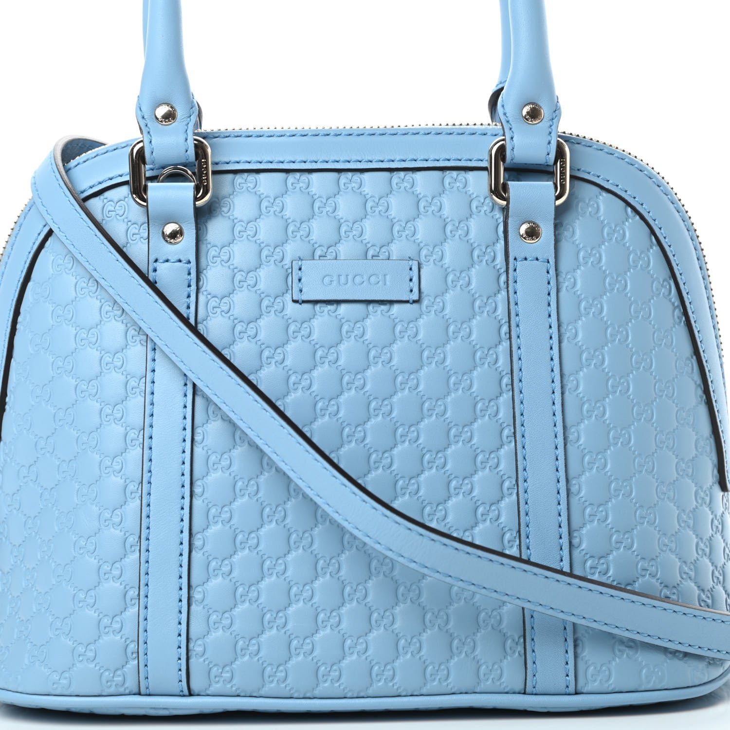 Gucci Microguccissima Mini Dome Bag Mineral Blue 8 of 10