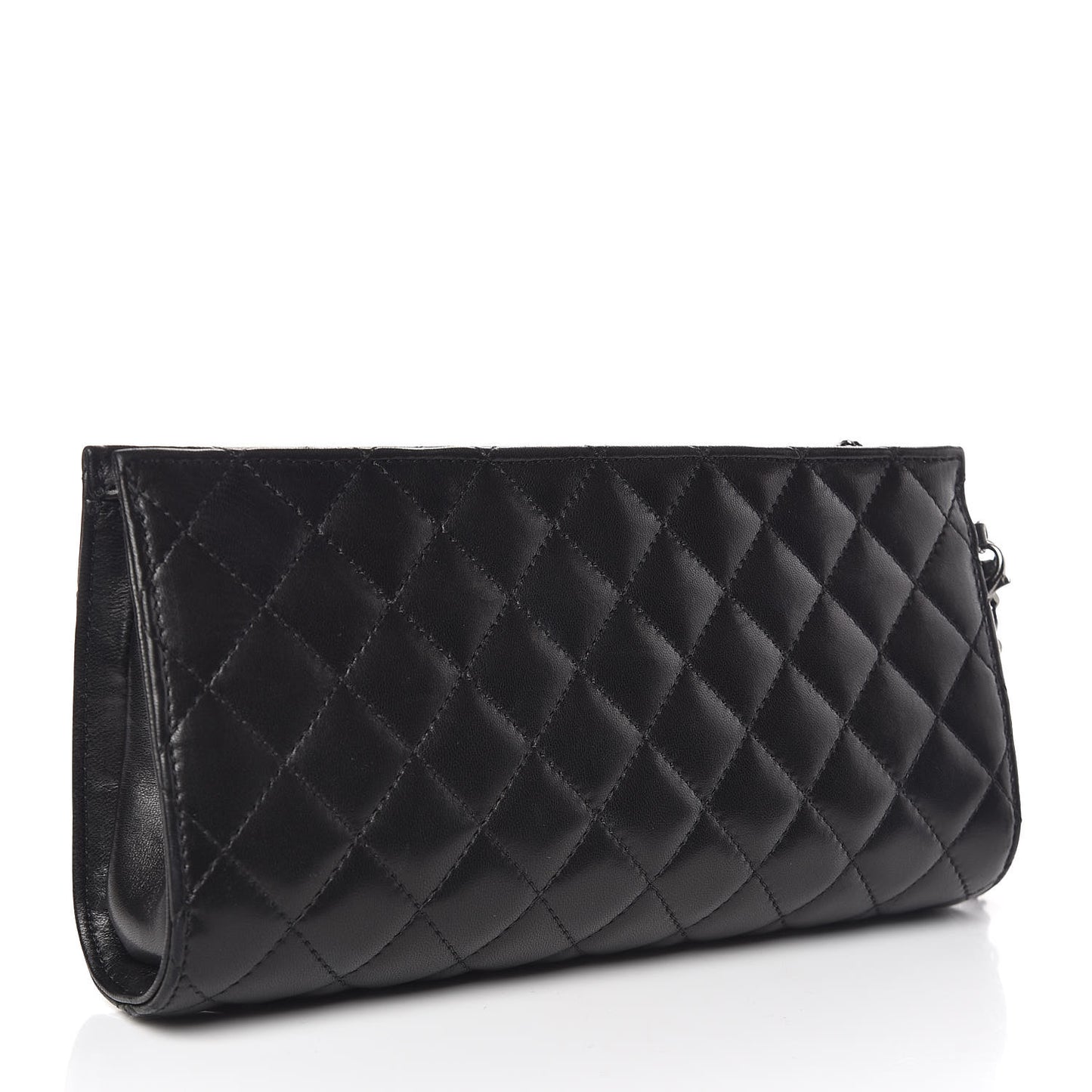 Lambskin Mineral Nights Pochette Wristlet Black