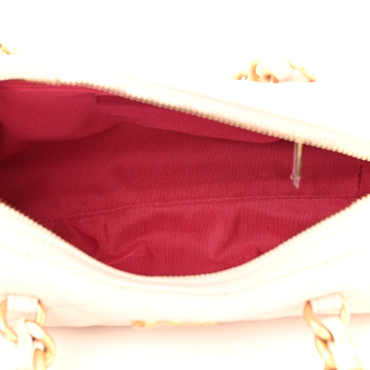 Chanel Caviar Quilted Small Fashion Therapy Bowling Bag Beige 5 of 11