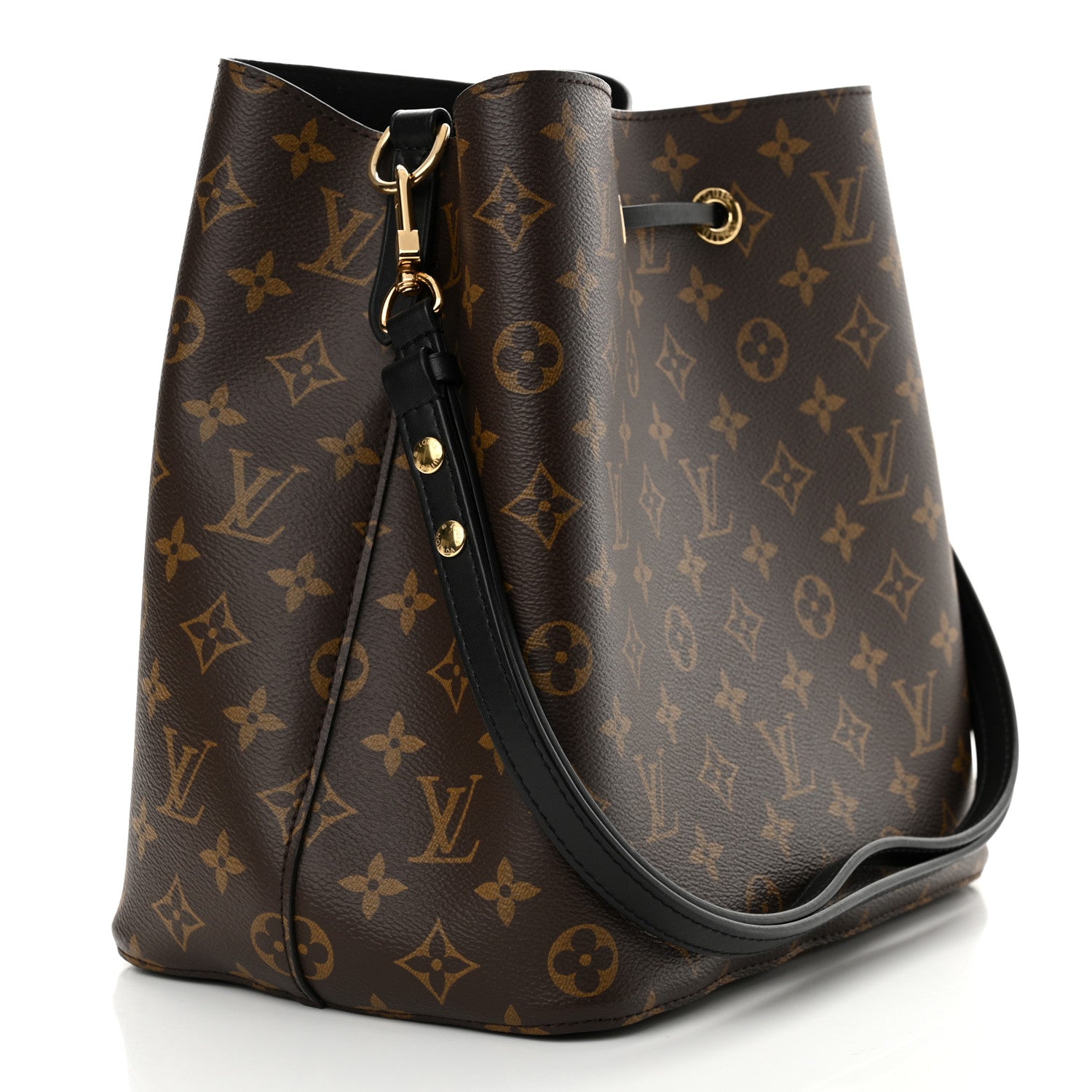 Louis Vuitton Monogram Neonoe MM Black 3 of 12