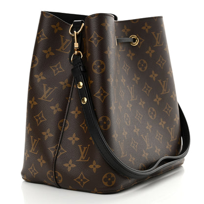 Louis Vuitton Monogram Neonoe MM Black 3 of 12