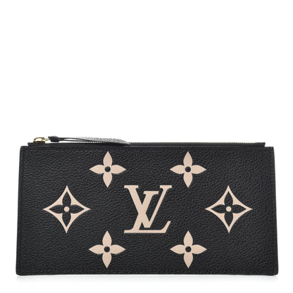 Louis Vuitton Empreinte Monogram Giant Pochette Felicie Zippered Insert Black 1 of 6