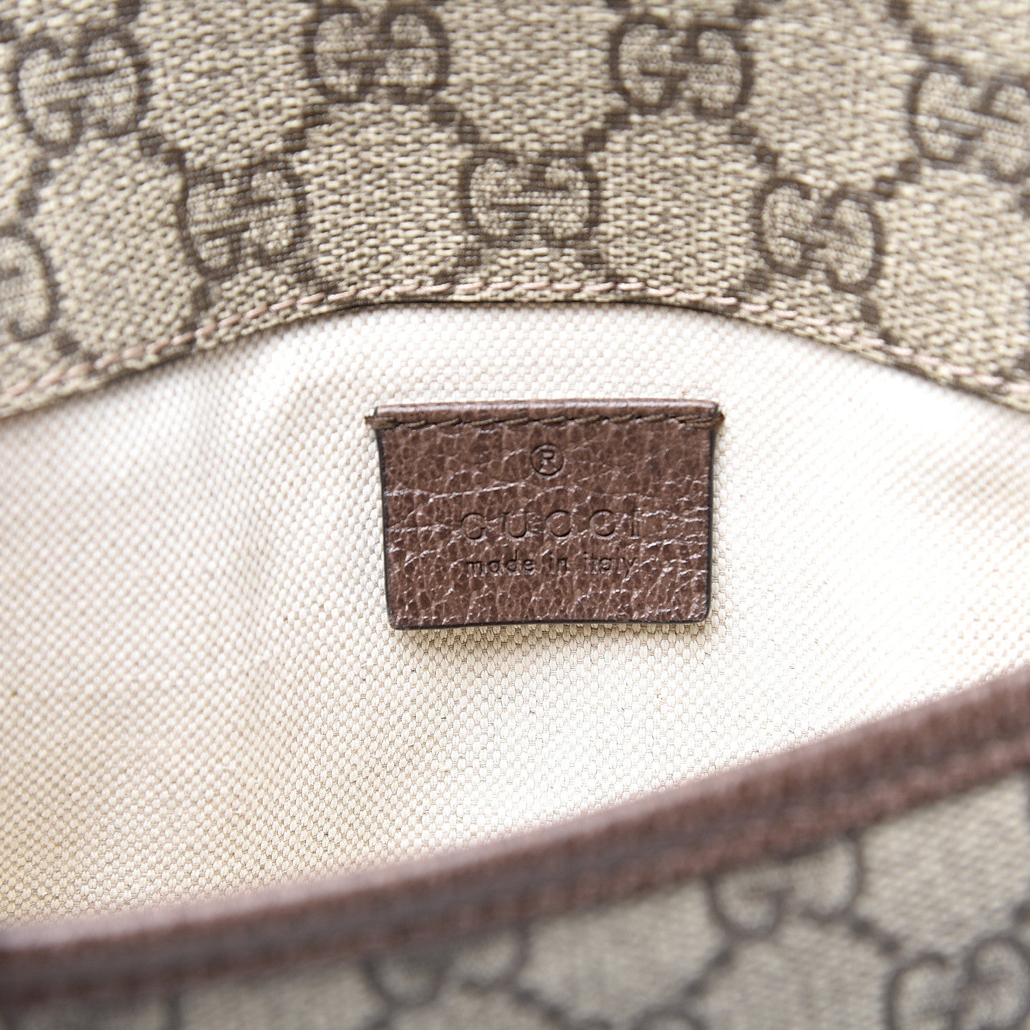 Gucci GG Supreme Monogram Neo Vintage Web Belt Bag Brown 5 of 10