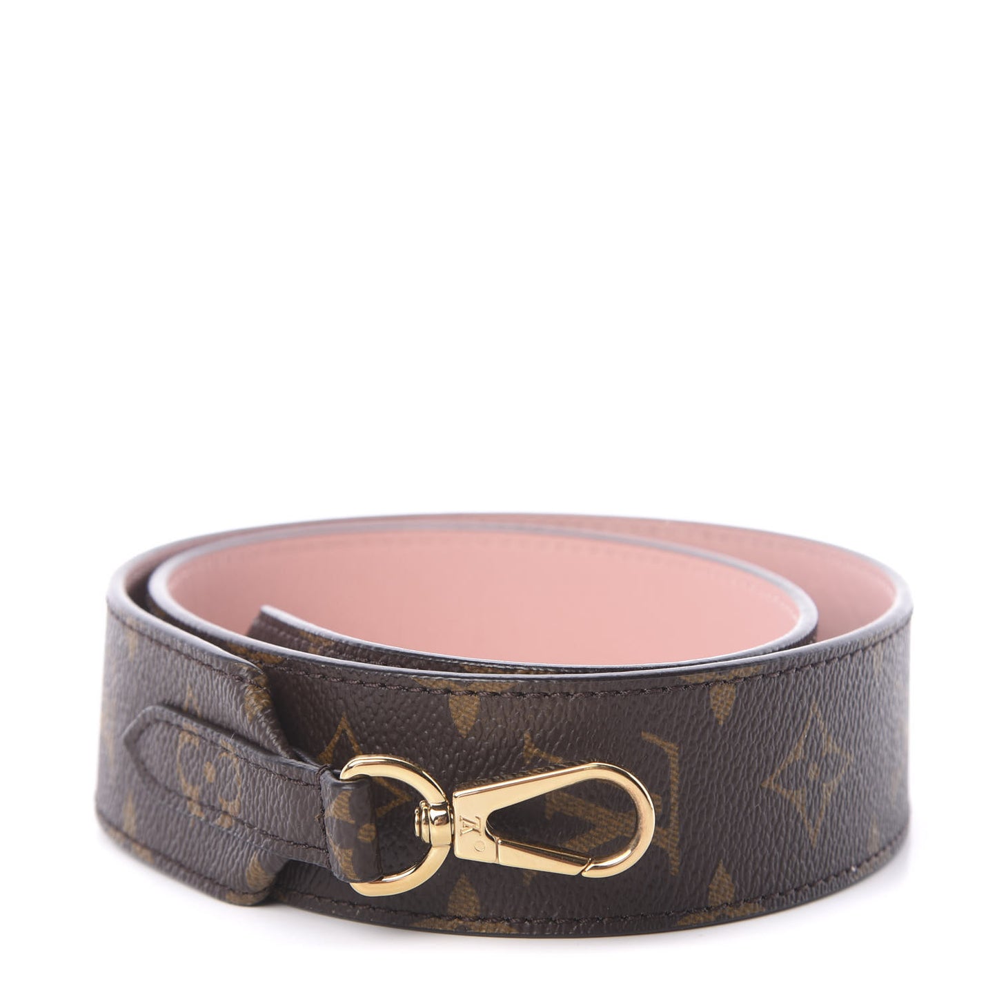 Monogram Bandouliere Shoulder Strap Rose Poudre