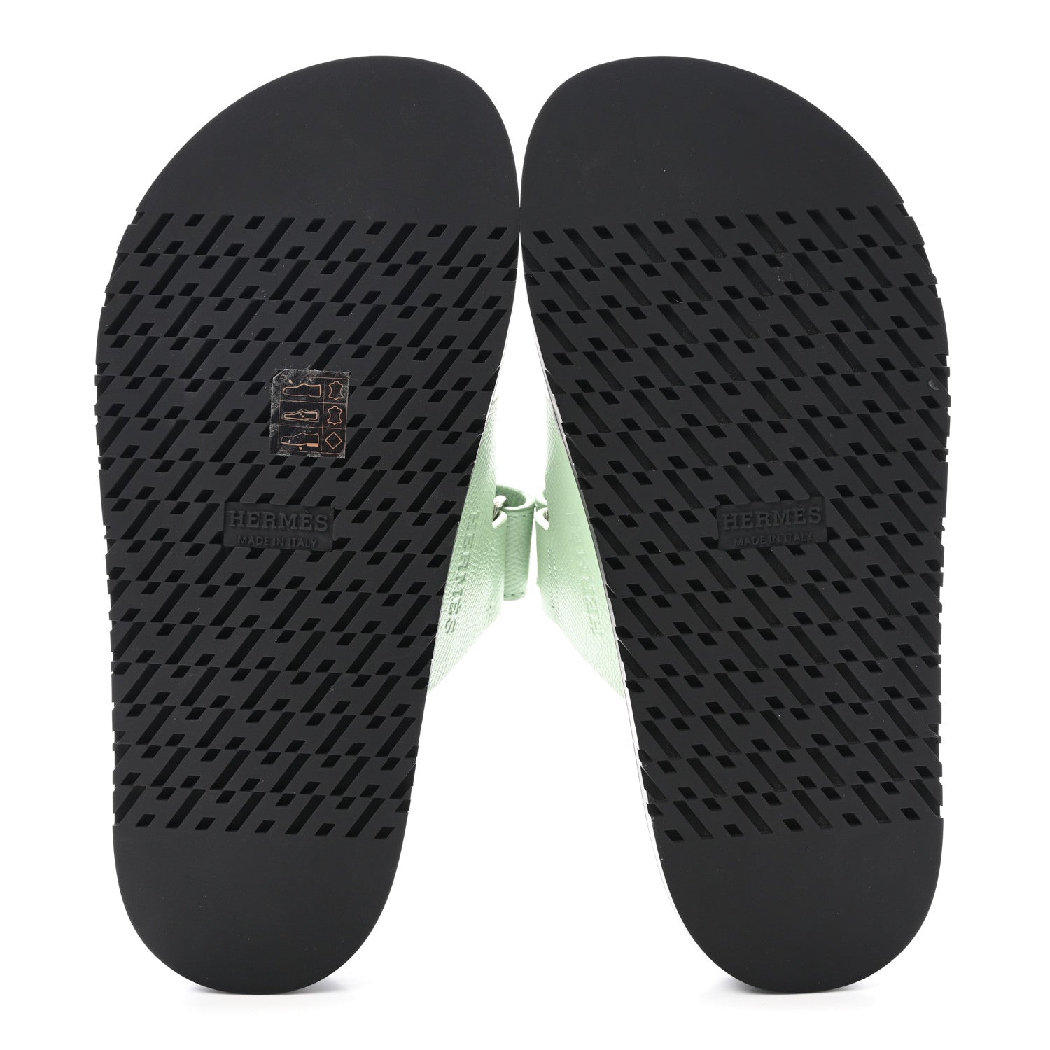 Hermes Epsom Womens Chypre Sandals 35.5 Vert Jade 6 of 10