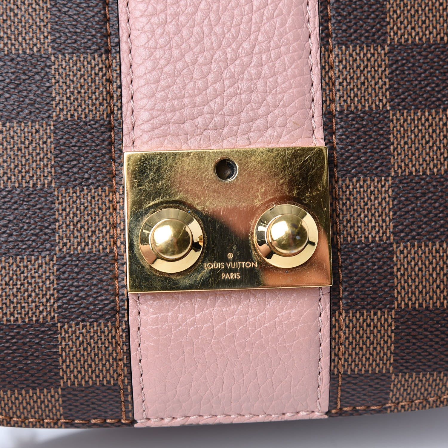 Louis Vuitton Damier Ebene Cuir Taurillon Wight Magnolia 9 of 14