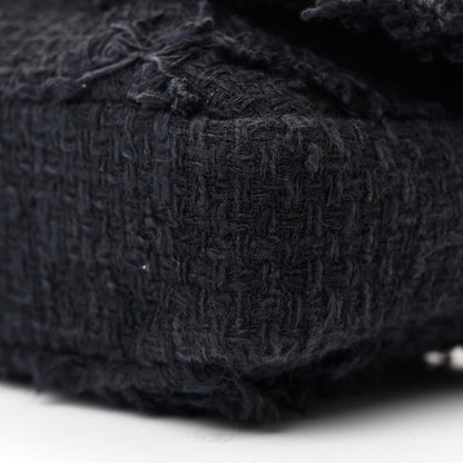 Chanel Tweed Medium Nature Single Flap Navy 10 of 10