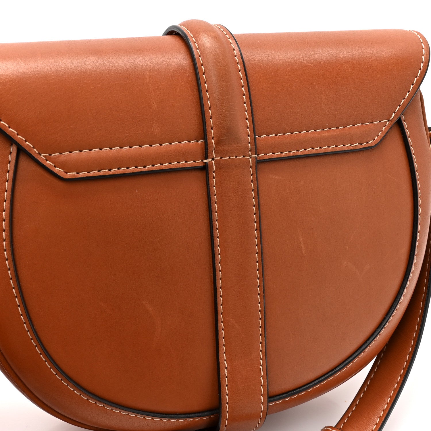 Celine Natural Calfskin Tweed Besace Small 16 Tan 14 of 14