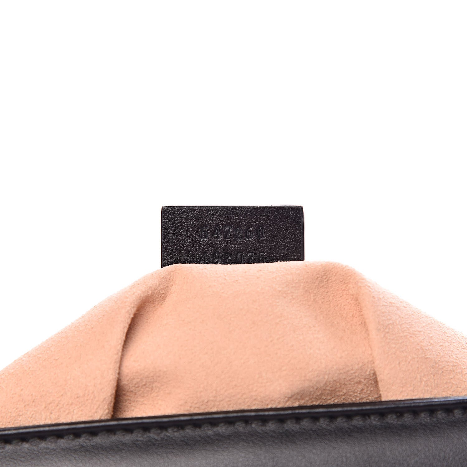 Gucci Calfskin Matelasse Mini GG Marmont Top Handle Shoulder Bag Black 7 of 10