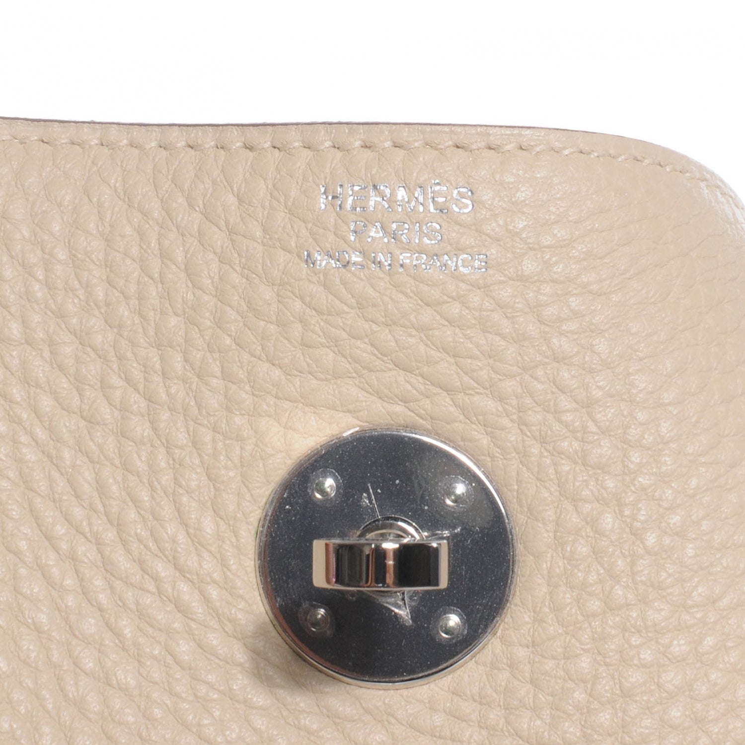 Hermes Taurillon Clemence Lindy 30 Parchemin and Soleil 6 of 7