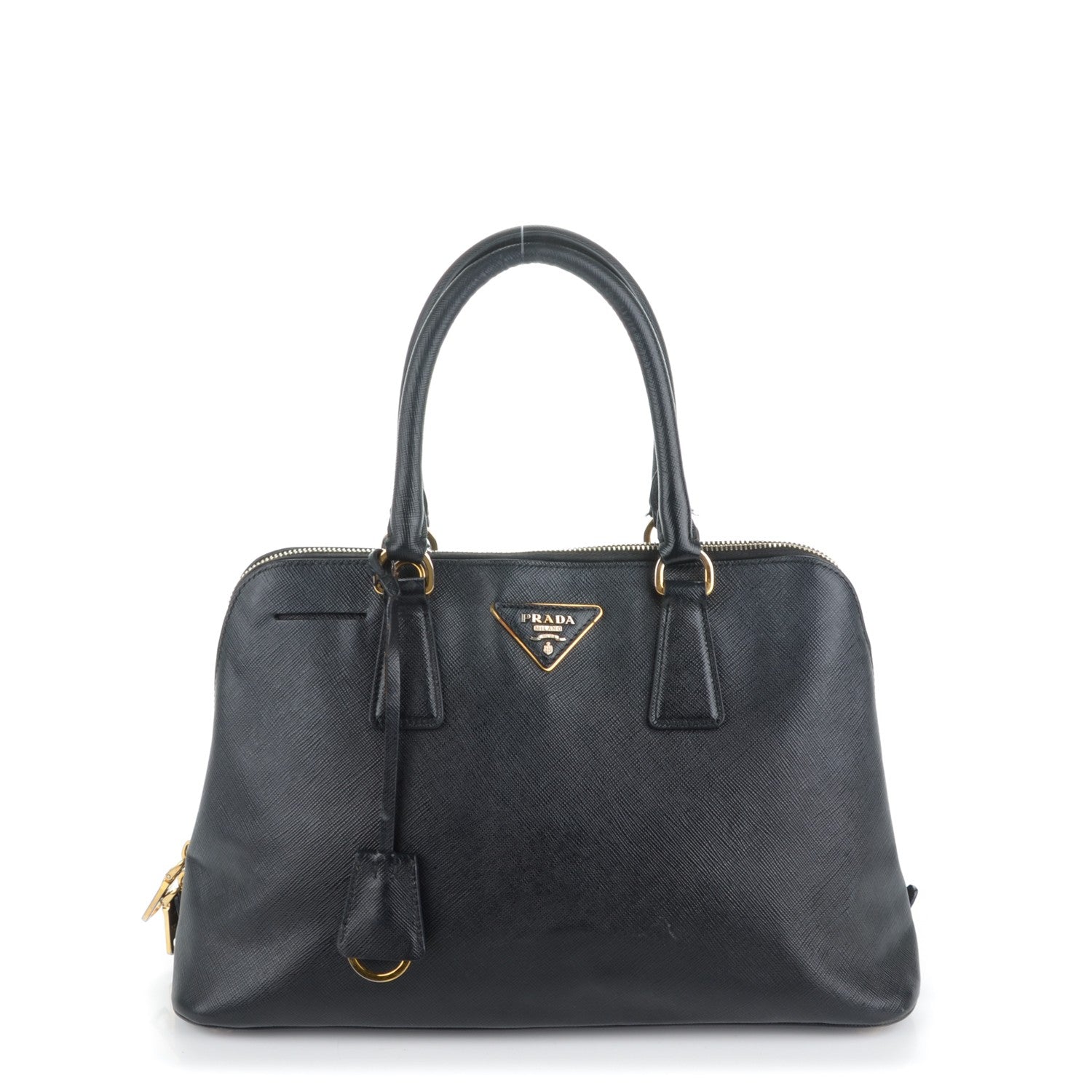 Prada Saffiano Lux Medium Promenade Tote Black 1 of 10