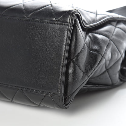 Chanel Lambskin Quilted CC Shopping Tote Black 16 of 16