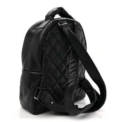 Chanel Nylon Quilted Coco Cocoon Backpack Black 3 of 10