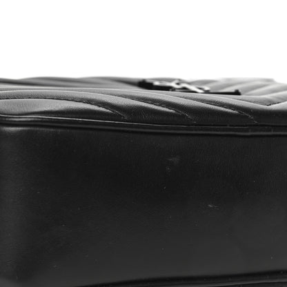 Saint Laurent Calfskin Matelasse Monogram Lou Camera Bag Black 13 of 15
