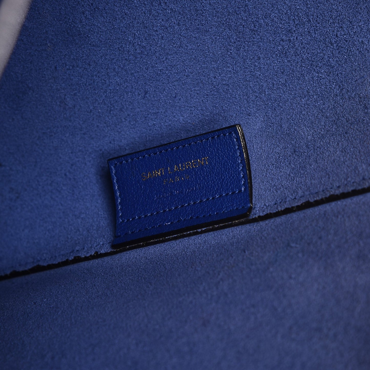 Calfskin Large Shopping Tote Ultramarine