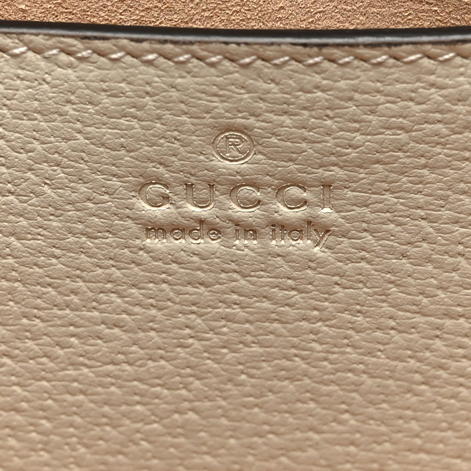 Gucci GG Supreme Monogram Textured Dollar Calfskin Web Small Ophidia Tote Bag Beige Ebony Mystic White 6 of 9